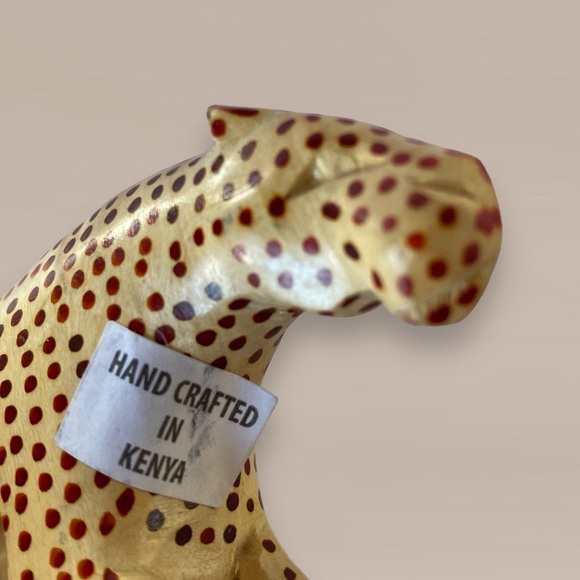 NWT Set of 8 Handmade Safari Animals Napkin Rings Zebra Elephant Giraffe Cheetah - Picture 10 of 13